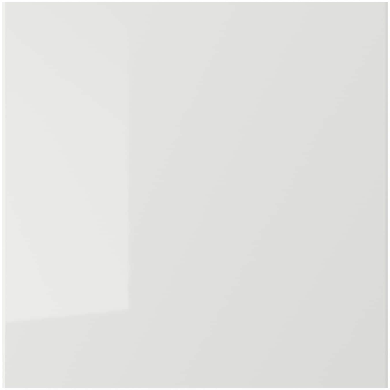 RINGHULT Drawer front - high-gloss light grey 40x40 cm