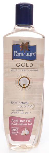 Parachute Gold Anti Hair Fall Coconut & Garlic Hair Oil 300 ml price from  danube in Saudi Arabia - Yaoota!