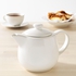 VARDAGEN Teapot - off-white 1.2 l