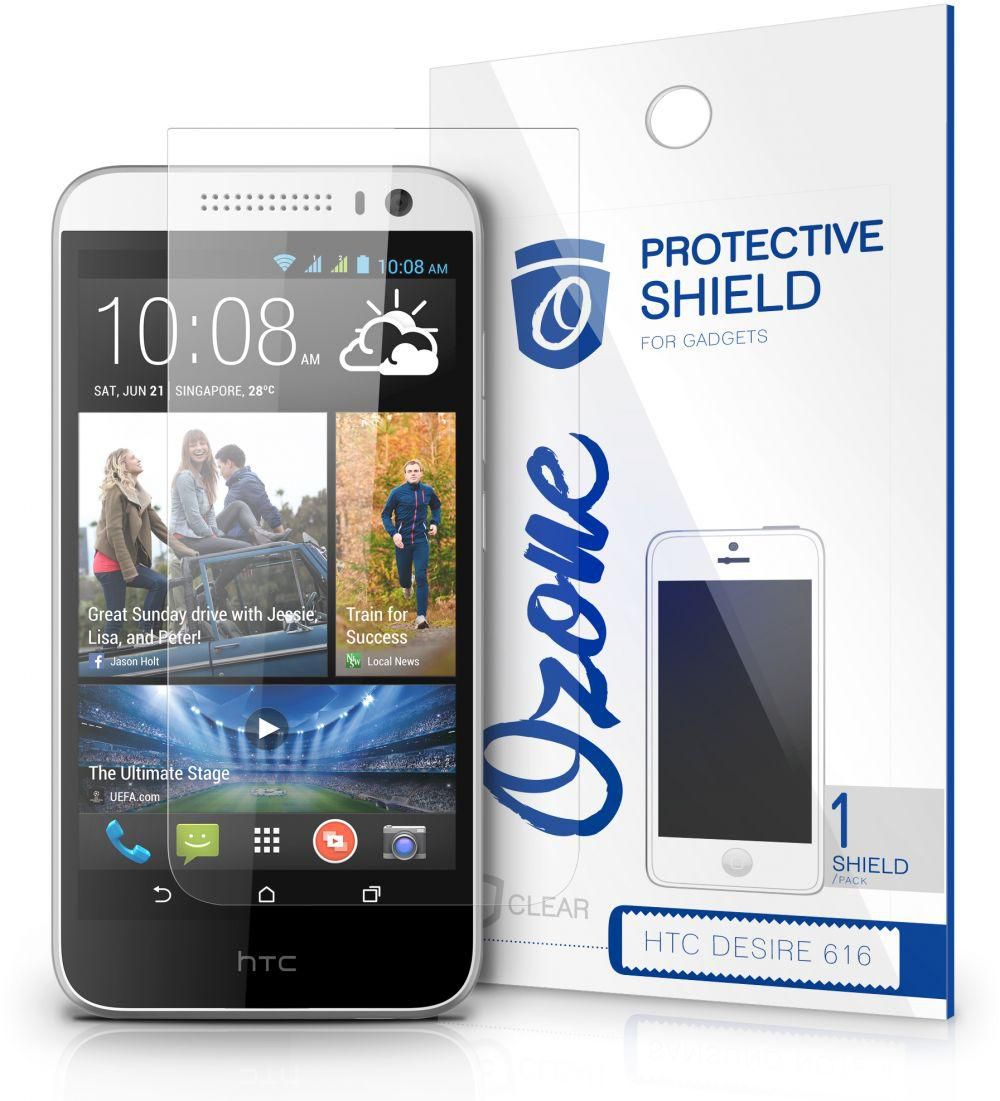 Ozone Crystal Clear HD Screen Protector Scratch Guard for HTC Desire 616