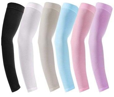 6-Piece UV Sun Protection Arm Sleeves one size