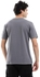 Diadora Men Cotton Printed T-Shirt - Grey