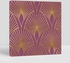 Seamless Geometric Pattern on Paper Texture. Art Deco Background