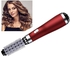 Shtain 3 in 1 Hair Dryer Brushes Electric Blow Rotating Hot Air Comb For Curler Straightener Professional Negative Ionic Hair Styler (red)