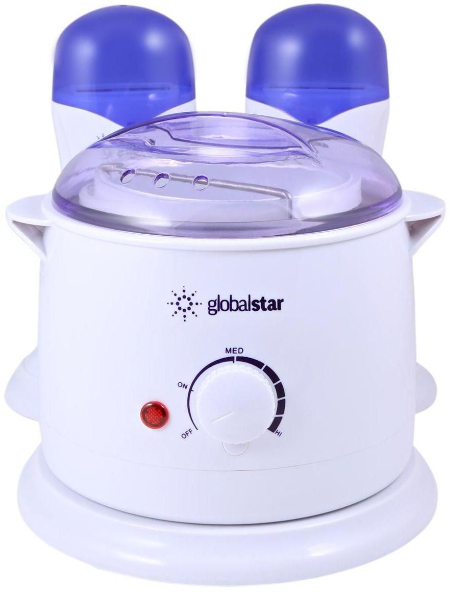 Global Star WW-1002 3 in 1 Depilatory Wax Heater - Purple and White