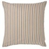 KORALLBUSKE Cushion cover, beige white/stripe pattern, 50x50 cm - IKEA
