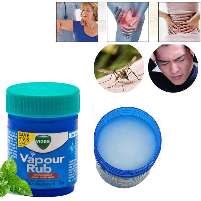 vigrs Vapour Rub Decongestant Headache Stomachache Vaporub Muscle