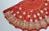 Red/Gold Silk Wedding Lace Style Flower Folding Fan Party Hand Fancy Dance Props Costume Dance Folding Hand Fan Decor