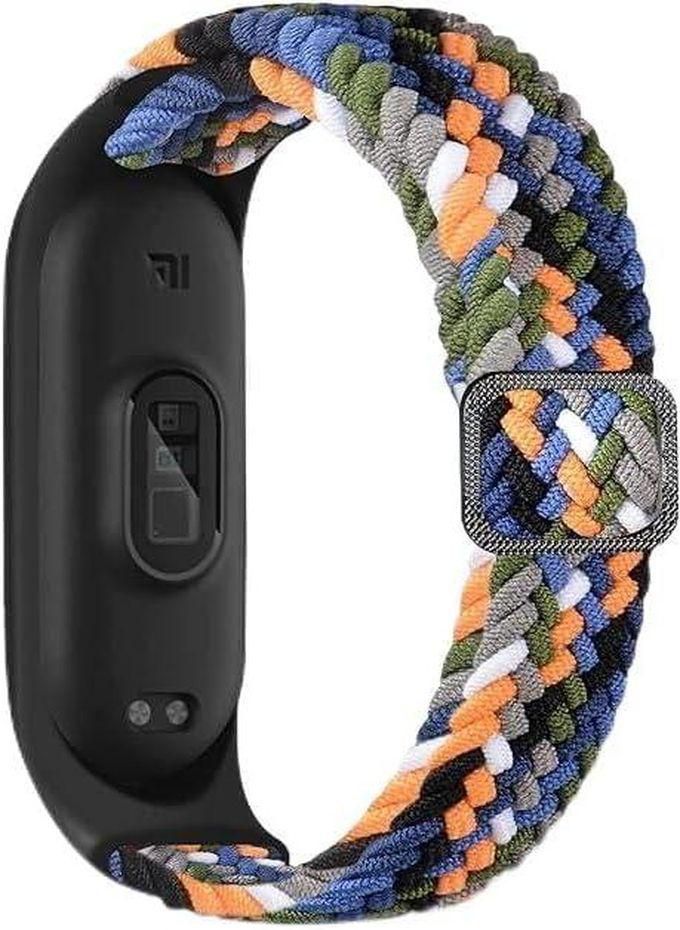 Next store Compatible with Xiaomi Watch 7/6/5/4/3 Classic Color Elastic Woven Strap Replacement Strap Compatible with Xiaomi Watch 7/6/5/4/3 (Denim)