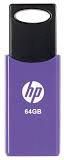 HP V212W USB 2.0 64GB Flash Drive (Purple)