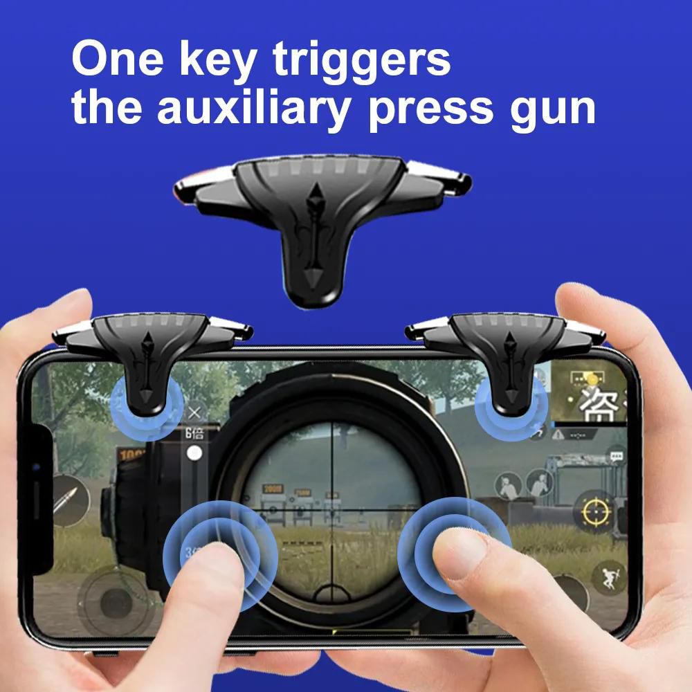 Mobile Game Controller Gamepad Trigger Aim Shoot Button L1R1 Shooter Joystick For IPhone Xiaomi Samsung Huawei Smart Phone
