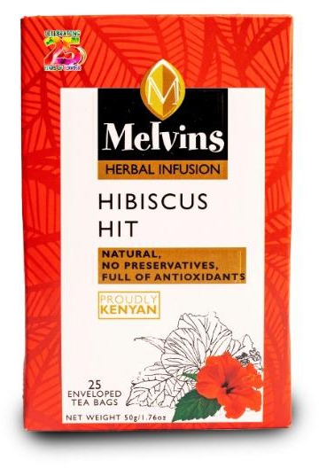 MELVINS HIBISCUS TEA BAGS 25'S