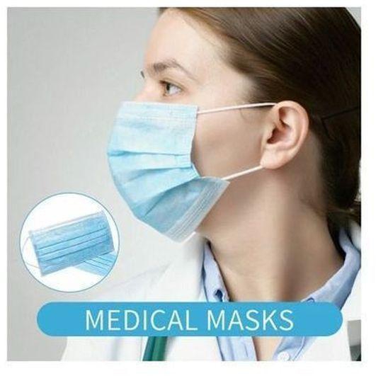 50 Pieces Pieces Face Mask Surgical Disposable