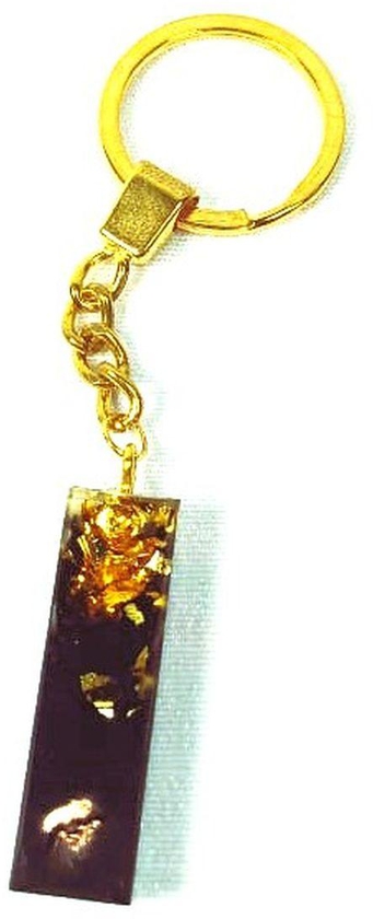 For Mother's Gift & Ramdan - Keychain-letter I- Black/Gold