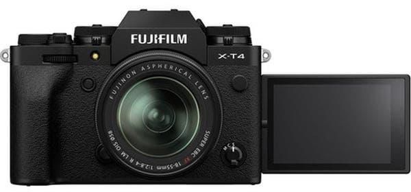 FUJIFILM X-T4 Mirrorless Camera with 18-55mm Lens, Black