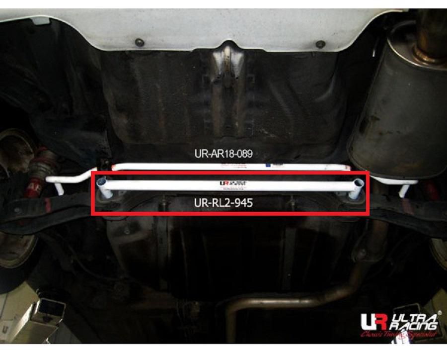 ULTRA RACING 2 Point Rear Lower Bar:Honda Civic EG (2D/4D)/CRX '94 [RL2-945]