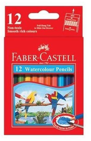 أقلام تلوين خشب - قصيرة - 12 قلم