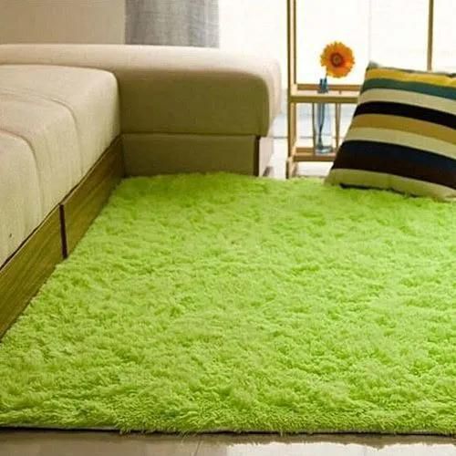 Generic Fluffy carpet- Green 5*8