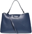 Massimo Castelli 2406 Satchels Bags for Women - Leather, Blue