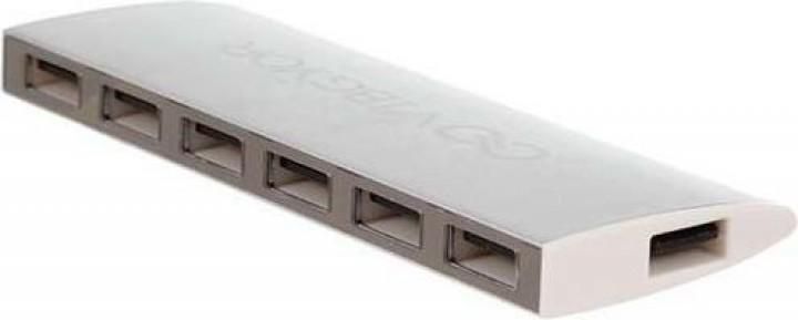 Vibgyor SH7US USB Hub Silver 7Port
