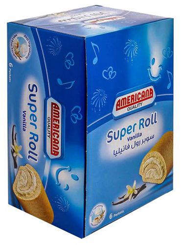 Americana vanilla super roll 60 g &times; 6