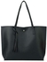 Nodykka Women Tote Bags Top Handle Satchel Handbags PU Faux Leather Tassel Shoulder Purse, Black2, One size