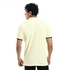 Izor Mandarin Collar Pastel Yellow with Touch of Black Polo T-Shirt