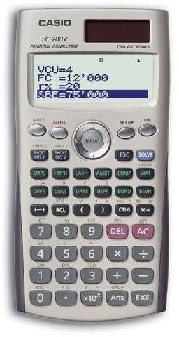 Casio Calculator FC-200 V