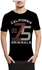 Ibrand S204 Unisex Printed T-Shirt - Black, Large