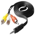3.5mm Jack To RCA Cable - 1.5m - Black