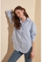 Trendyol Womens Blue Boyfriend Shirt Shirt (pack of 1)