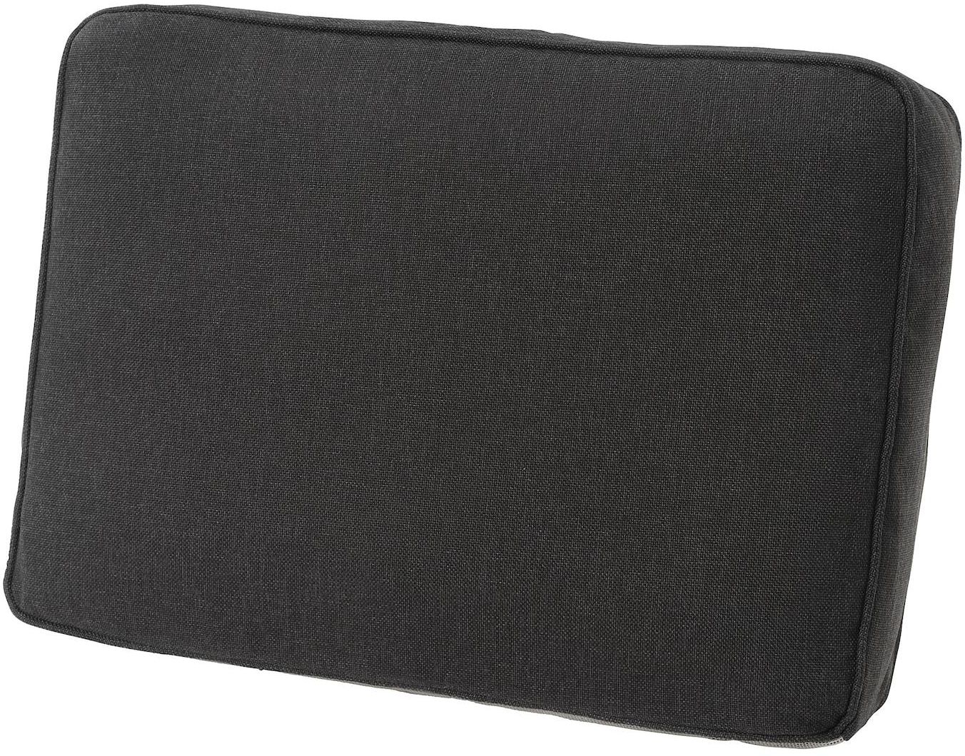JÄRPÖN Cover for back cushion - outdoor anthracite 62x44 cm