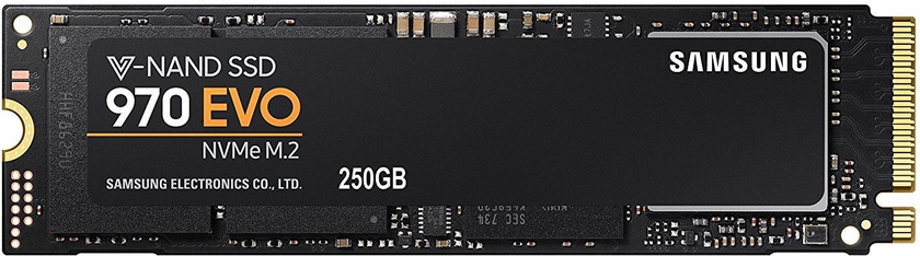 Samsung 250GB 970 EVO NVMe M.2 PCIe 3500 MB/s Read V NAND Internal SSD