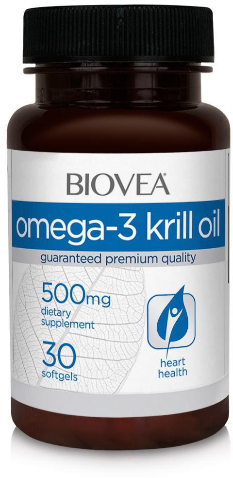 OMEGA-3 KRILL OIL 500mg 30 Softgels