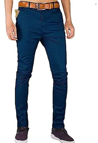 Soft Khaki Men's Trouser Stretch Slim Fit Official Casual- Navy Blue+Free Pair Of Socks This trouser is Stretching and breathable hence easier movement. Men Fashion-