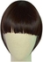 Synthetic Hair Extension, Short Straight Bangs Brown Color