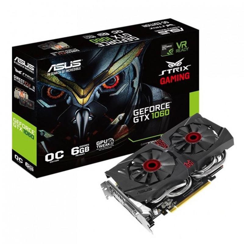 ASUS ROG STRIX NVIDIA GeForce GTX 1060 OC Edition Gaming Graphic Card
