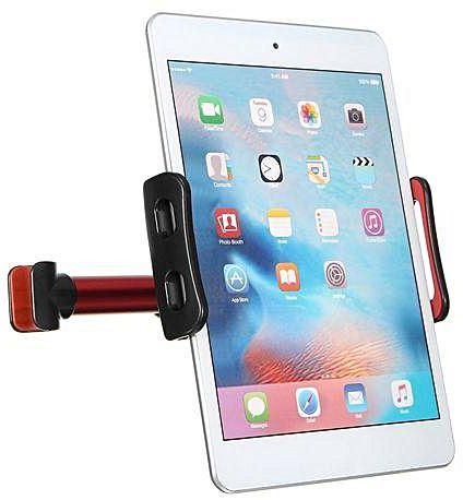 Universal 4''-11'' Phone Tablet Car Back Seat Headrest Mount Holder Stand 360? Rotating Red