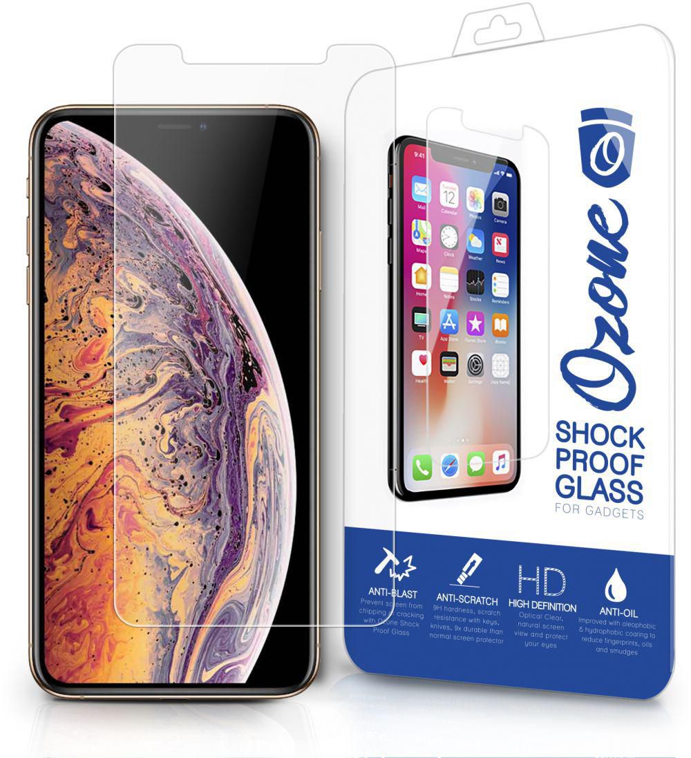 Ozone iPhone XS Max ‫(6.5 Inches) Tempered Glass Shock Proof Screen Protector - Clear