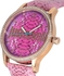 Just Cavalli Women's Purple Dial Leather Band Watch - R7251601501