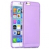 Ultra Thin Clear Flip Slim Case for Apple iPhone 6 4 7 with free screen protector purple