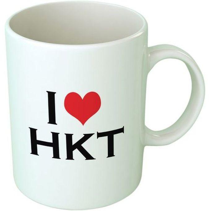 I Love Hkt Ceramic Mug - Multicolor