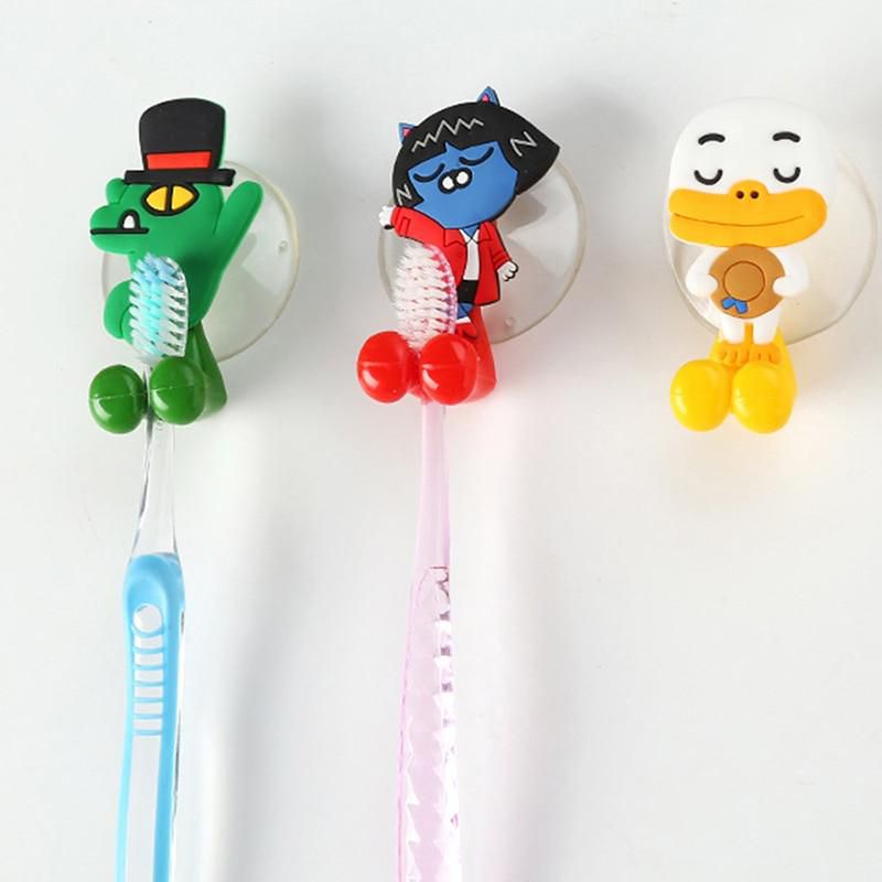 Cartoon Toothbrush Holder Hook Single Bathroom supplies