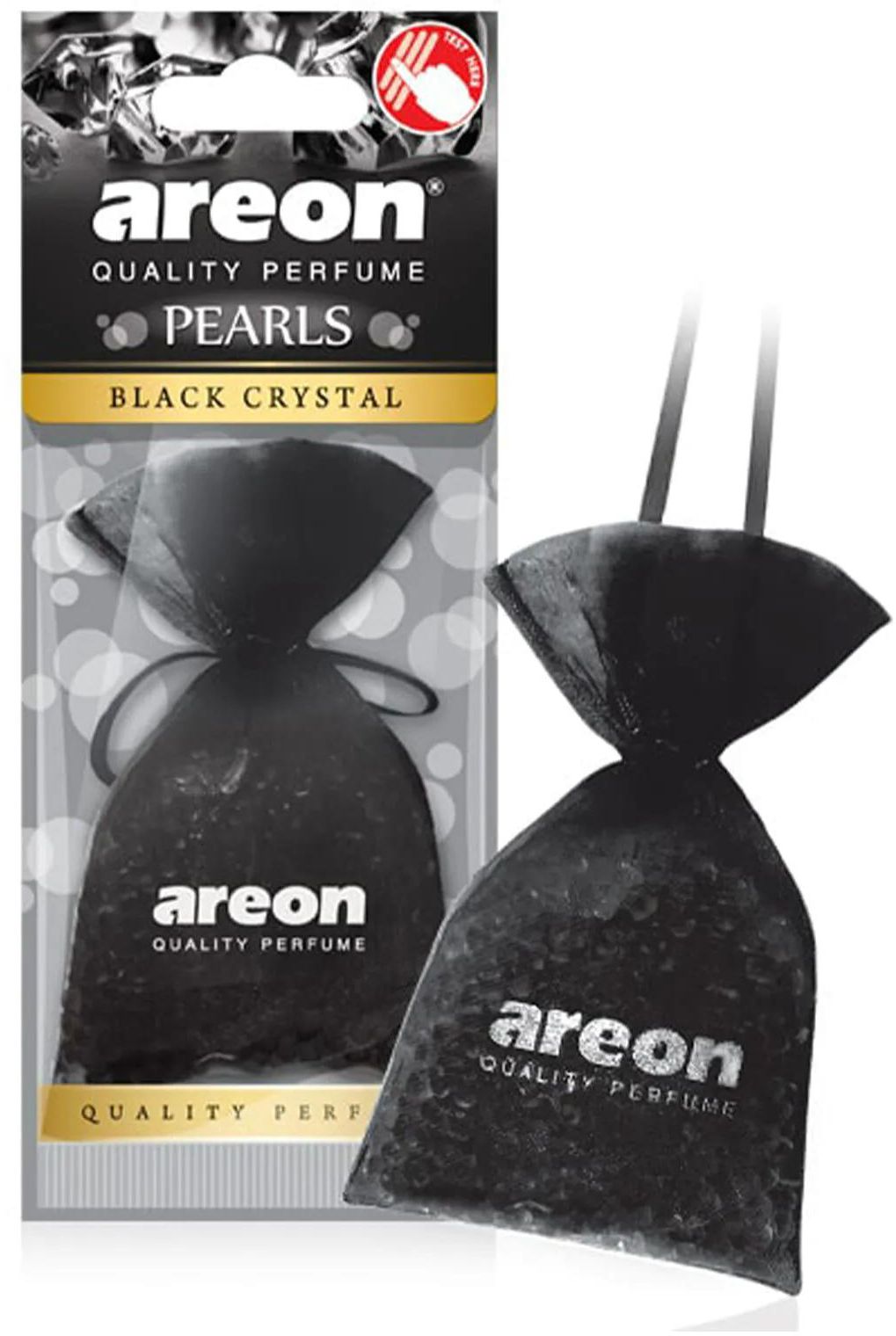 Areon pearls car air freshener black crystal