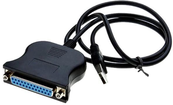 USB to 25 Pin DB25 Parallel Printer Cable Adapter