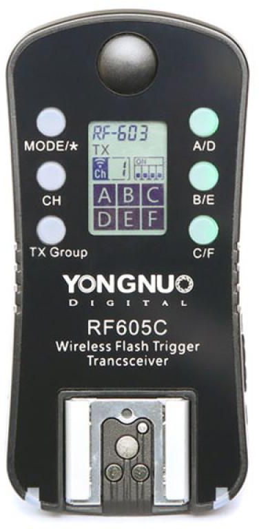 Yongnuo RF-605C Wireless Flash Trigger Transceiver For Canon
