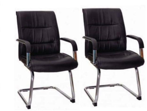 Leather Brothers Visitor Office Chair-Pack Of 2
