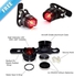Louis Will Bike Lights Set Bicycle Headlight With Horn 120 Db And Tail Light, Ultra Brightness And Waterproof LED Bike Light, Easy To Install For Cycling Safety Flashlight