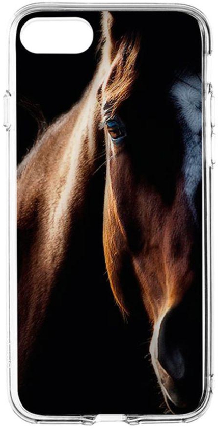 Flexible Hard Shell Case Cover For Apple iPhone 8/iPhone 7 Stallion
