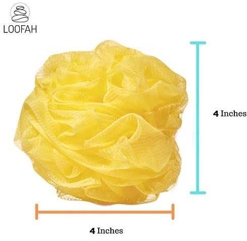 Baby & Toddler Bath Pouf Loofah Sponge - Yellow
